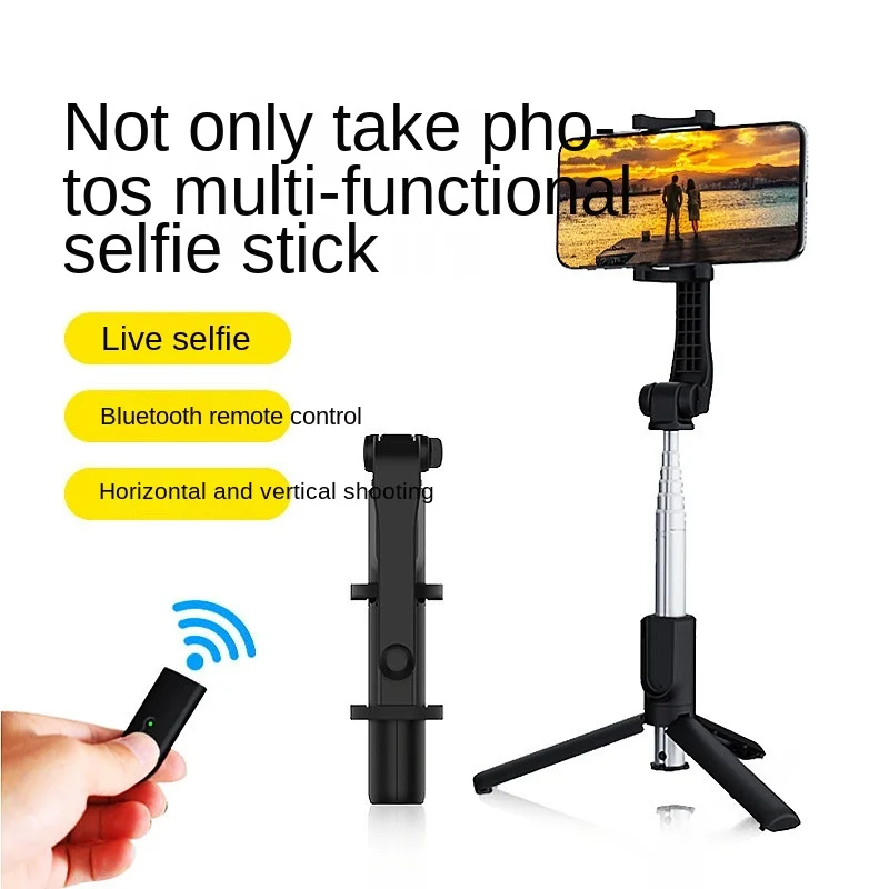 

The new one-piece mini bluetooth since the shaft aluminum alloy rod live a tripod