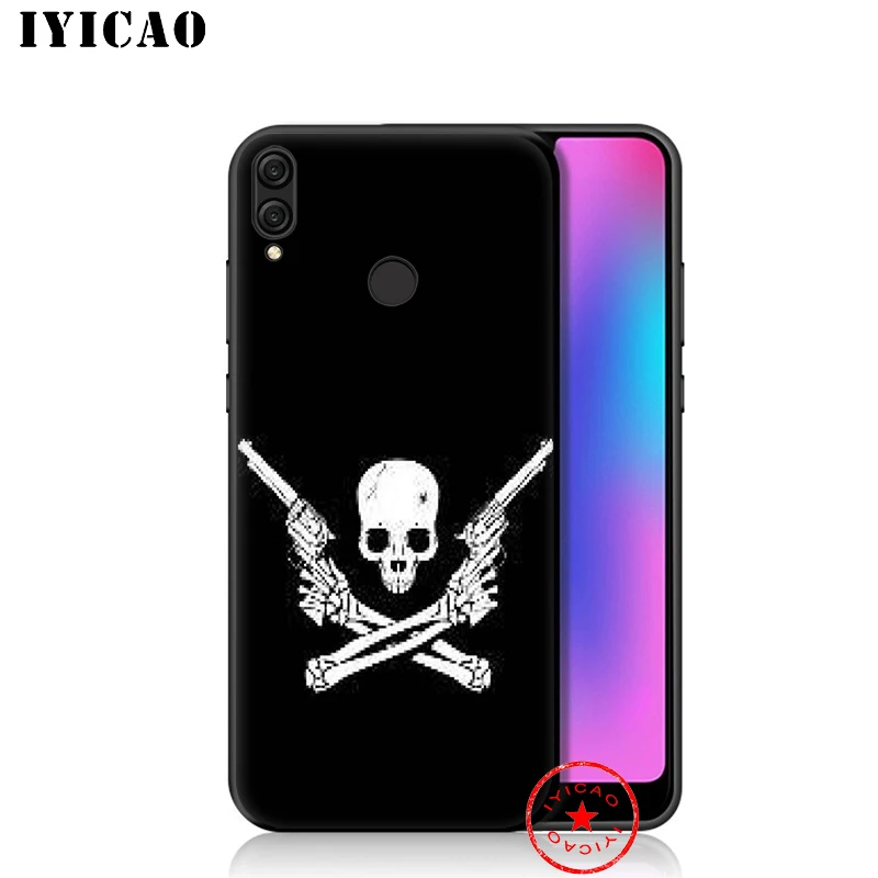 IYICAO Grim Reaper Skull Soft Case for Huawei Honor 20 10 9X 9 8C 8X 8 7X 7C 7A 6A Nova 5i 4 3i 2 2i Lite Pro View Note |