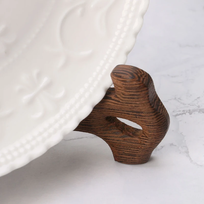 

3-7 Inch Tall Wood Display Stand Holder Easels For Plates Photos Tea Tray 5 Size 85LA