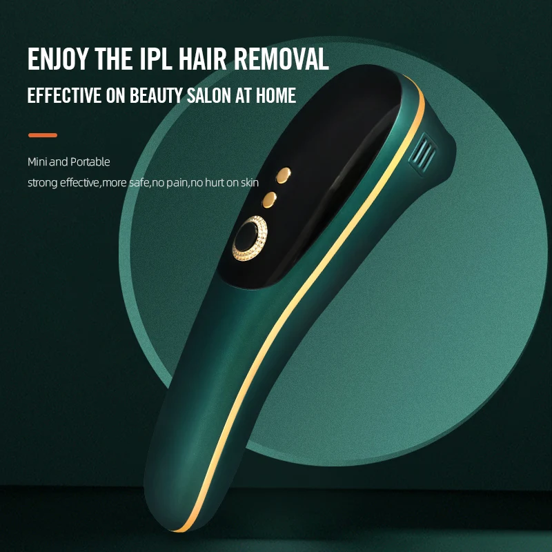 KOLI Laser Hair Removal Mini Hand Grip Permanent IPL Body Facial Hair Eletric Epilator Photoepilator Women Painless Beauty Tools enlarge