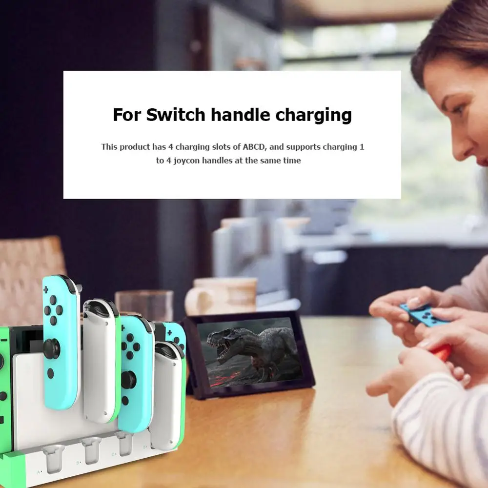 Настольная зарядная док станция iPega для Nintendo Switch с индикатором|Геймпады| |