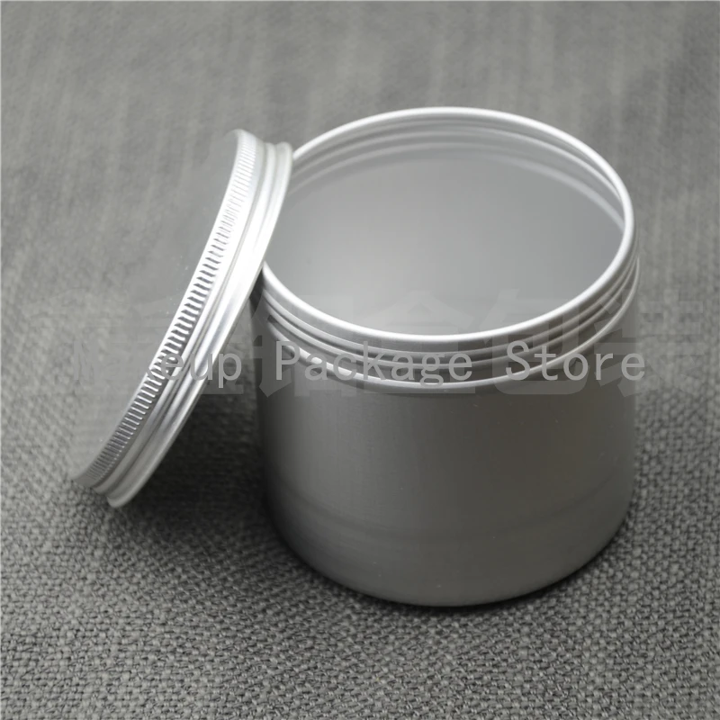 

350g 50pcs Refillable empty round aluminum tin cans bottle food aluminum cans 350ml cosmetic container box tea aluminum jar