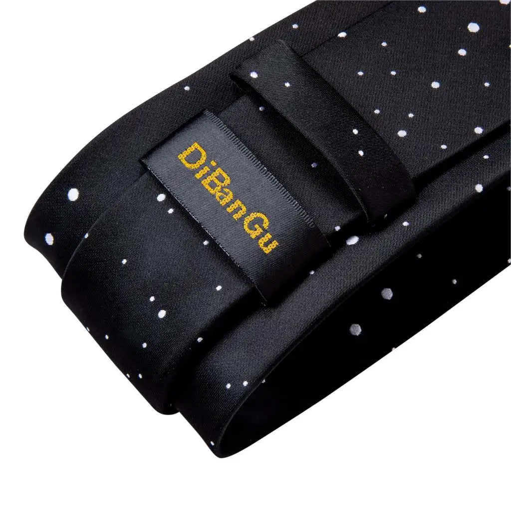 Свадебный Мужской галстук черный синий новый дизайн шелковый для мужчин деловые