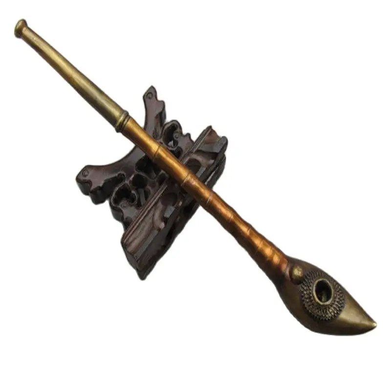 Китай ручная работа медный бамбук резной дракон удобная превосходная