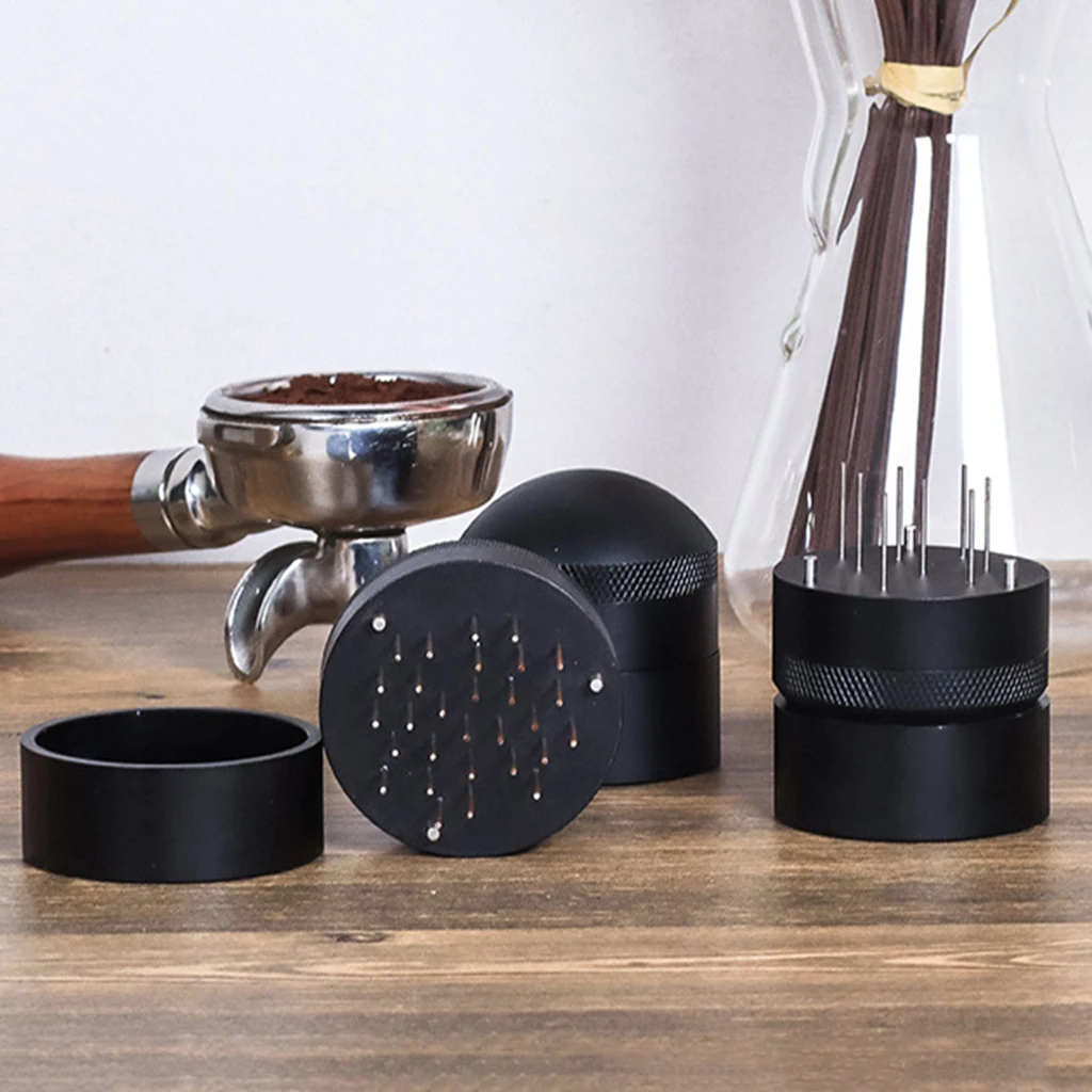 Barista-herramienta niveladora Manual para caf&eacute; en polvo, Espresso, Latte, herramienta de nivelaci&oacute;n, tipo aguja, distribuidor de polvo de caf&eacute;-2