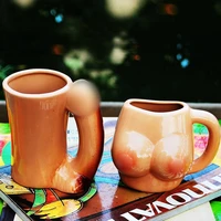 creative ceramic mug couple coffee cup interesting genital dick penis wine cup beer cup for bar drinkware mugs gift water cup