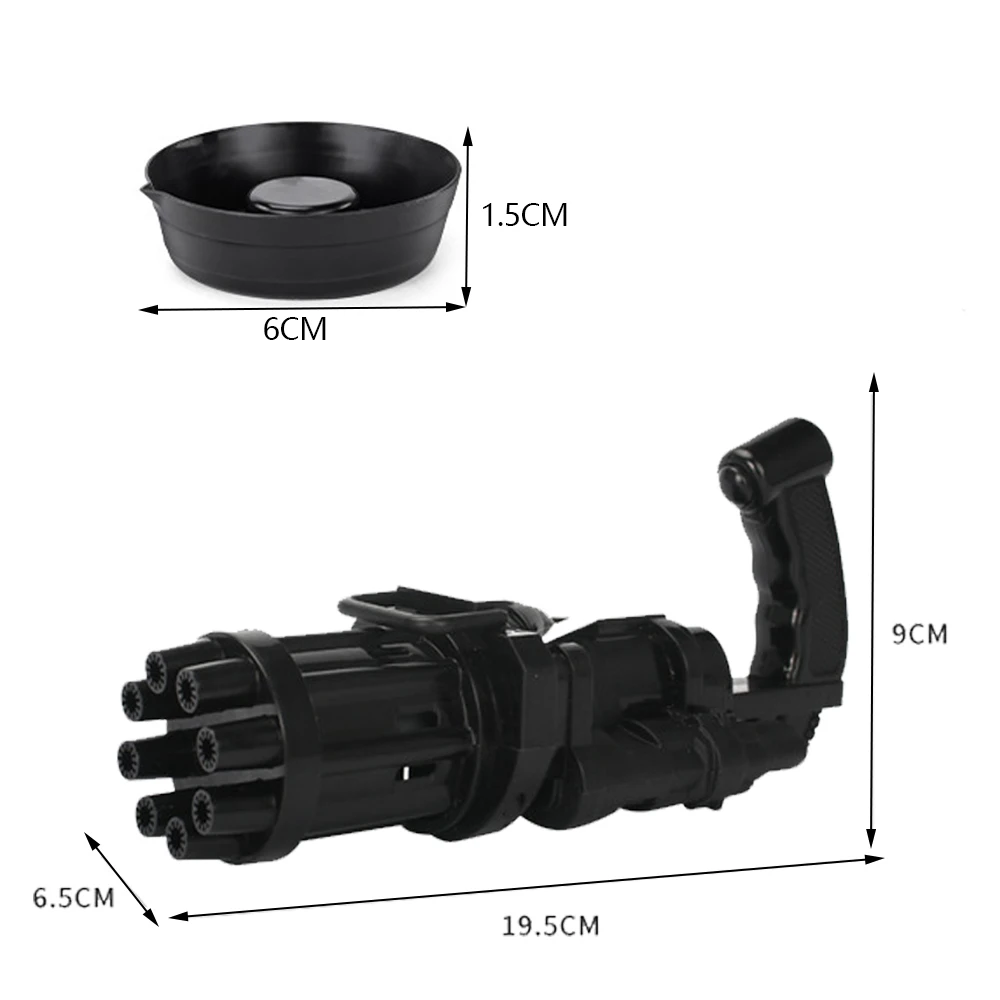 

New Kids Gatling Bubble Gun Toys Summer Automatic Soap Water Bubble Machine For Children Toddlers Indoor Outdoor Wedding Bubble