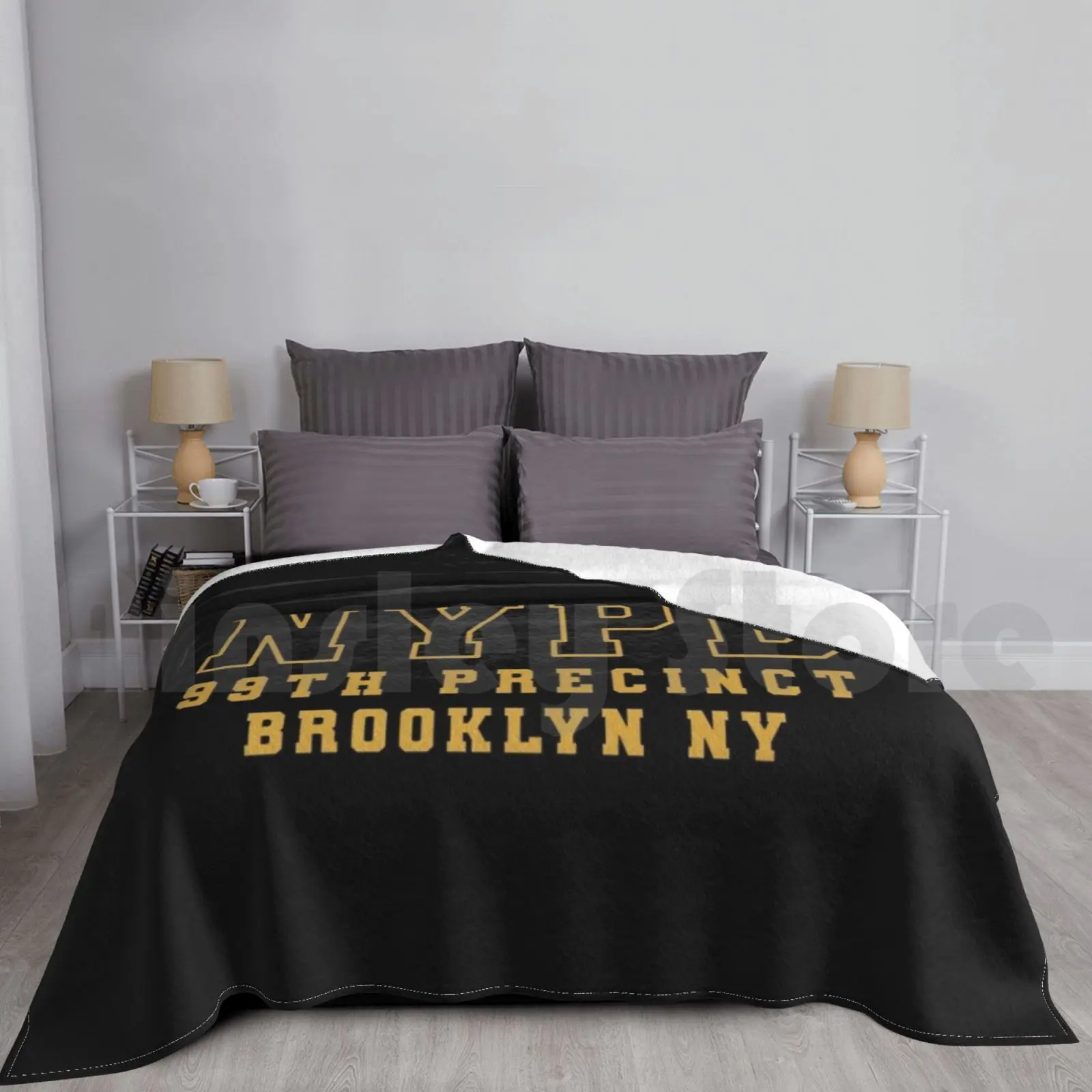 

Модное одеяло 99-го участка полиции Нью-Йорка, полицейский коп-закон 99-го участка девять
