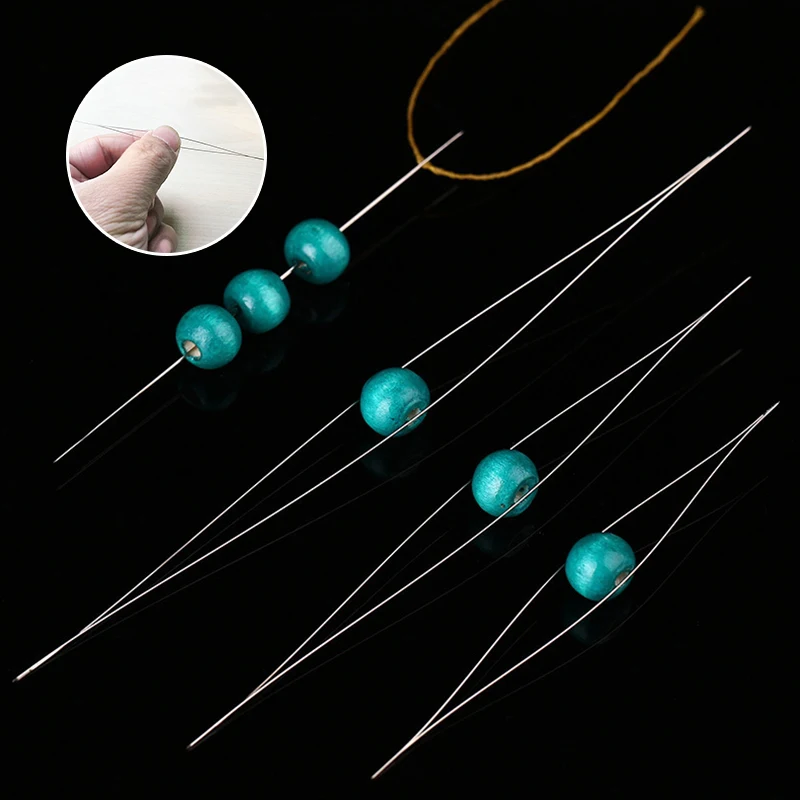 Открытые бусинки иглы DIY бисерные принадлежности для изготовления бусин ручной