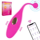 Вибратор для клитора и вагины, силиконовый беспроводной вибратор для точки G, 9 частот, с дистанционным управлением через приложение, с Bluetooth, для взрослых, интимные игрушки для женщин