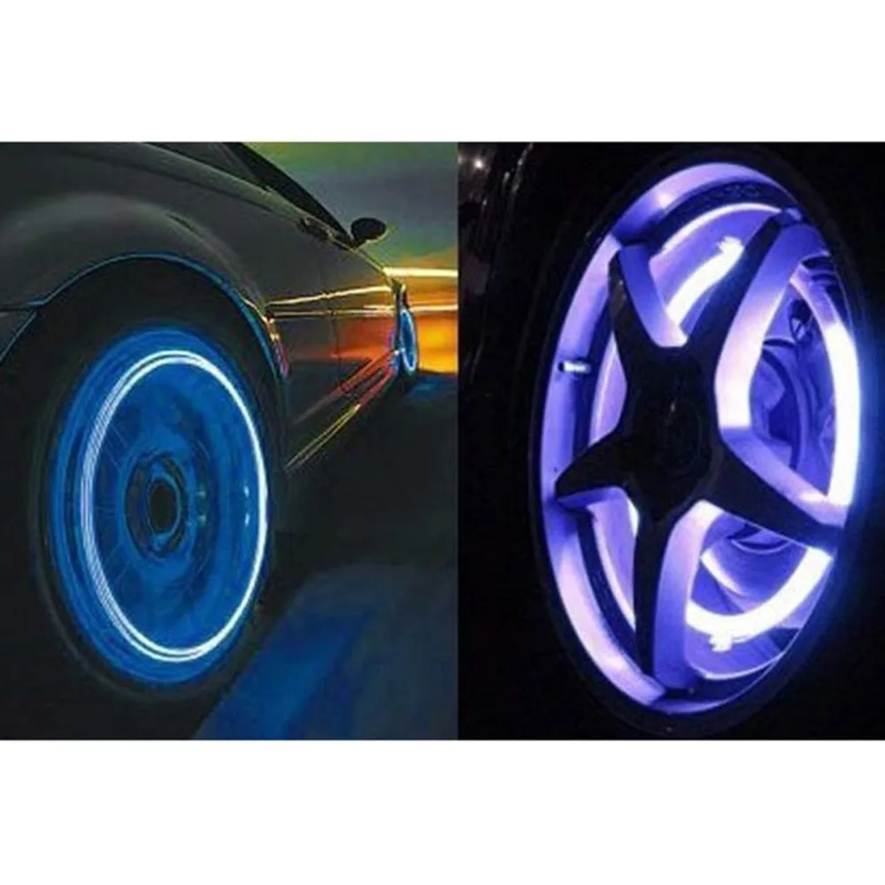 

Automobile And Motorcycle Valve Nozzle Lamp Flash Led Tire Decorative Lamp Air mouth lights Night-time Vision Enhance