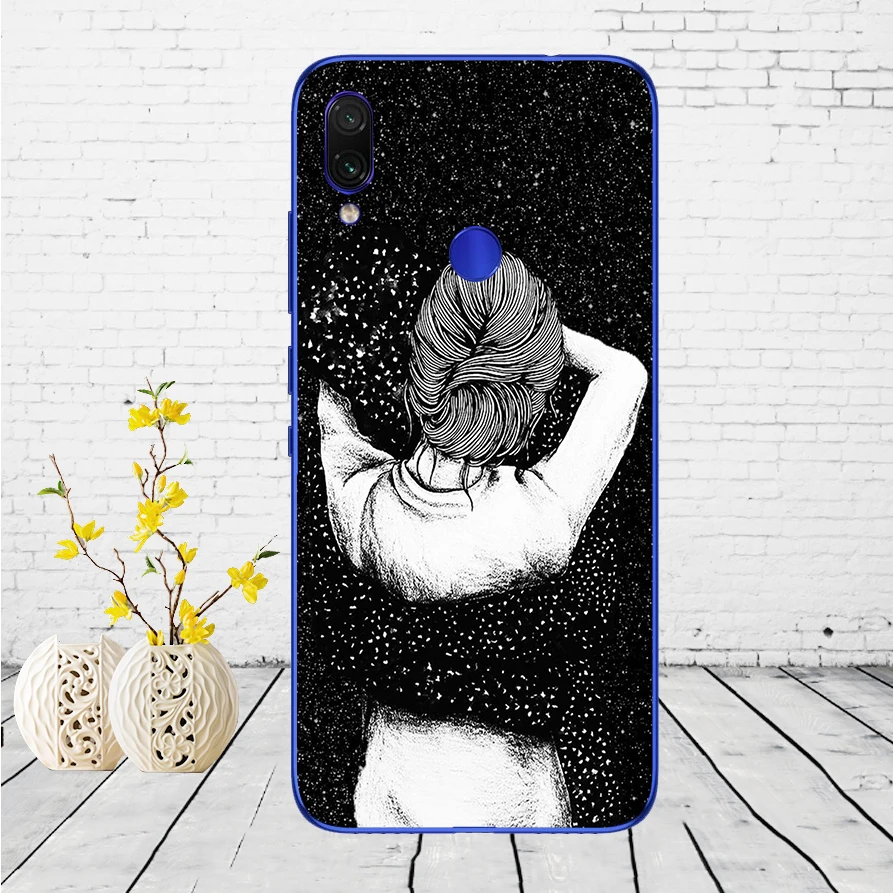 F23 Чехол для Xiaomi Redmi Note 7, силиконовый чехол для Xiaomi Redmi Note 7, задняя крышка, чехол для Redmi Note 7, чехол для телефона - Цвет: F23
