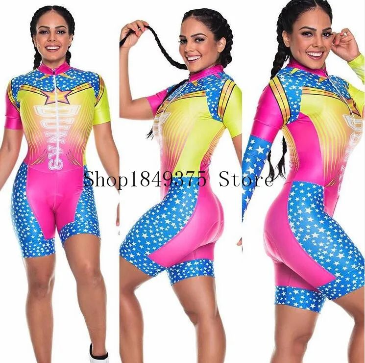 Pro Team триатлон костюм женский Велоспорт Джерси наборы Uniforme с длинным рукавом Skinsuit