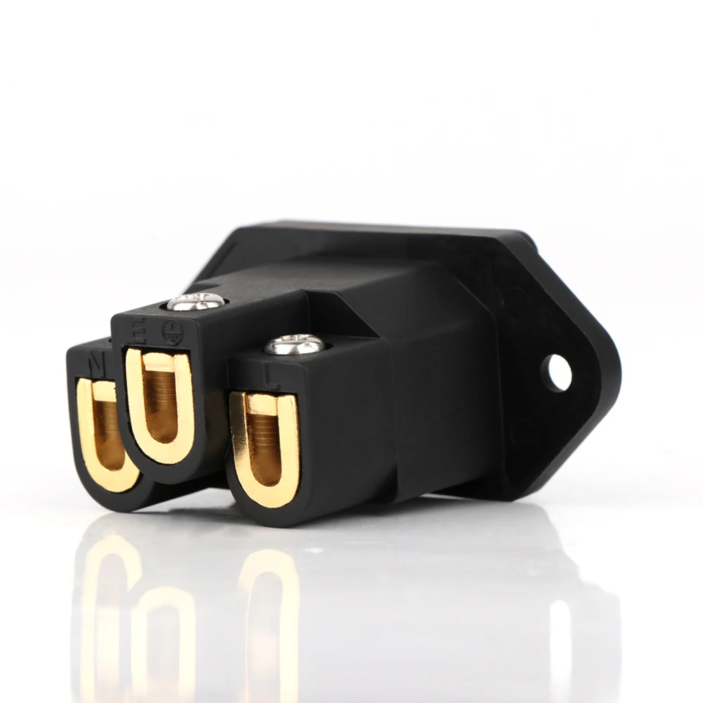 Monosaudio IB70(G) Чистая медь позолоченный AC IEC Входная розетка audiophile Power IEC320 сетевой