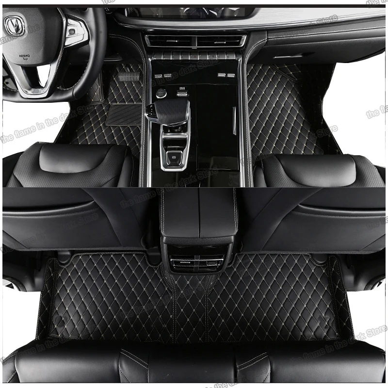Кожаный коврик для интерьера автомобиля напольный ковер changan cs85 coupe 2019 2020 2021 2022