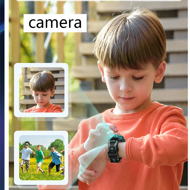 

2021 Kids Smart Watch for Children SOS Call Phone Watch Smartwatch use Sim Card Photo Waterproof IP67 Kids Gift For IOS Android