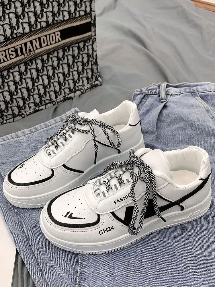 

2021 spring new women sneakers shoes fashion Casual shoes Platform sneakers Women shoes Student shoes plus size XL 42 shoes