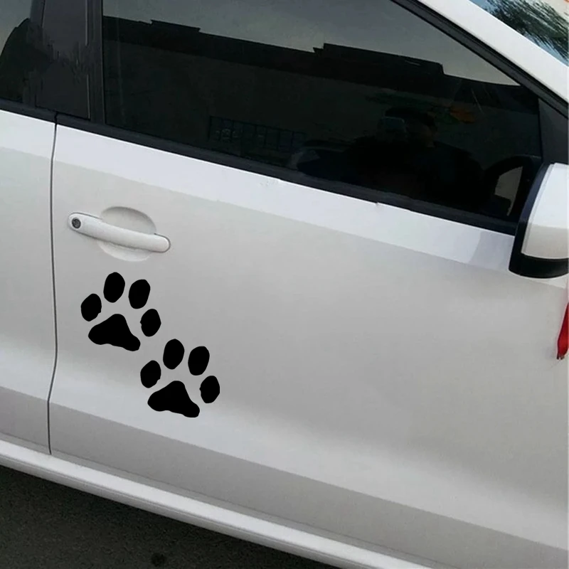 40706 # наклейки на авто ОТПЕЧАТКИ ЛАП водонепроницаемые машину наклейка для