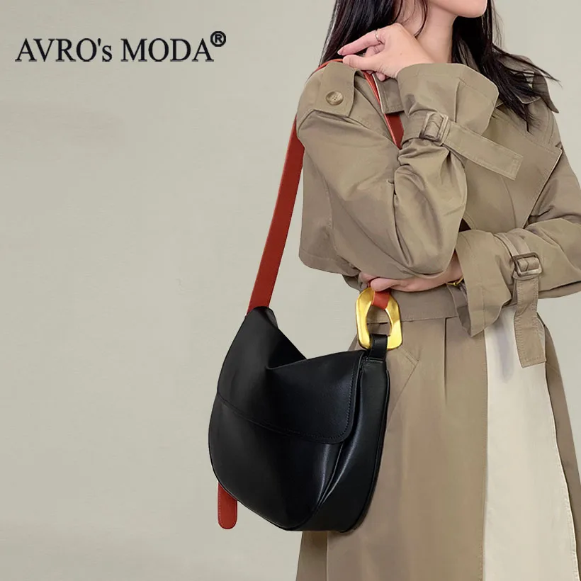 AVRO's MODA Brand Fashion Shoulder Bags For Women Handbags Ladies Genuine Leather Crossbody Casual Retro Designer Messenger Bag
