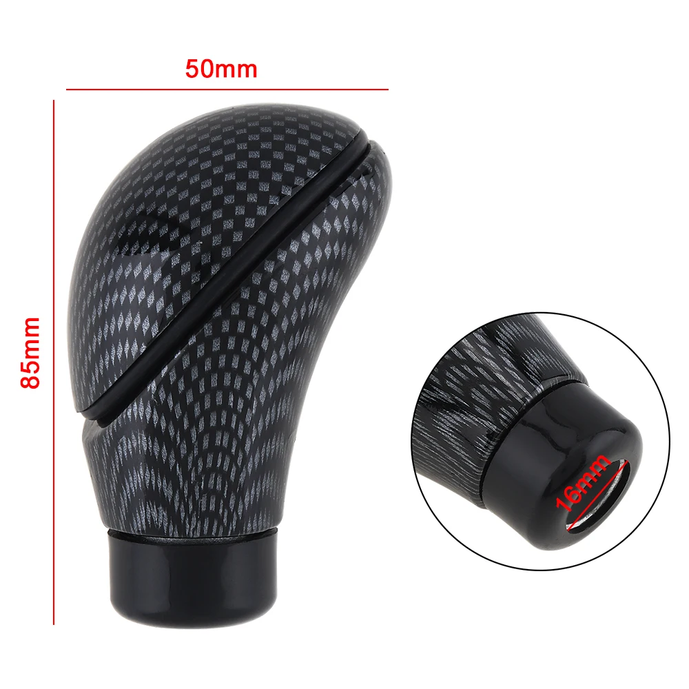 Карбоновое волокно ручная ручка переключения передач с четырьмя пластиковыми