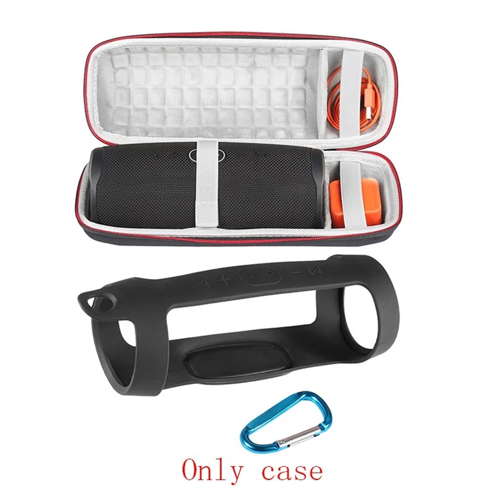 2 в 1 жесткий EVA сумка для хранения на молнии + Мягкий силиконовый чехол JBL Charge 4