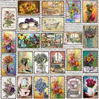 Красочная ваза, цветы, металлическая табличка, Ретро стиль, декор для ванной комнаты, кафе, клуба, бара, Жестяная Табличка, садовая Лаванда, настенное искусство, пасторальное украшение для дома