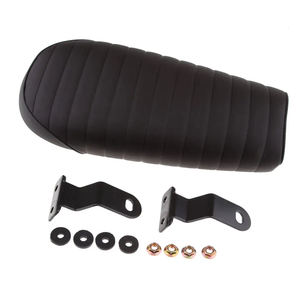 

64 см седло плоский Cafe Racer винтажная Подушка сиденья с монтажным кронштейном