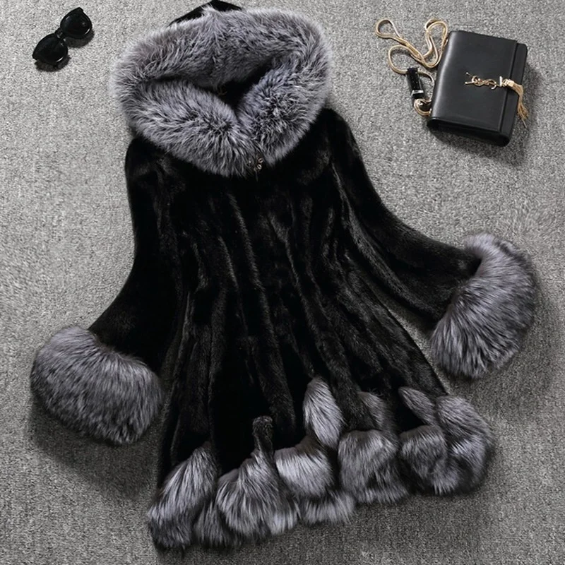 2022 Winter faux fur coat womens Loose size XL XXL fashions Winter Fashion Thick Warm Coat Velvet Slim fit Clothing Sexy