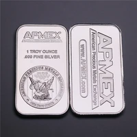 1oz american apmex precious metals exchange silver bar silverplated replica is not magnetic