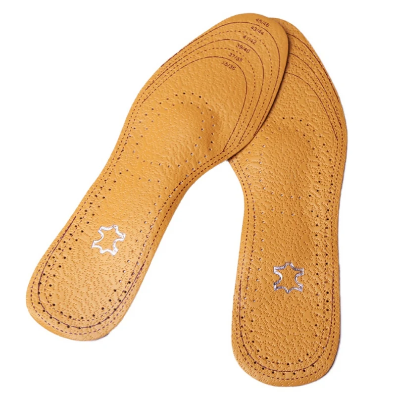 Ортопедические стельки унисекс износостойкие дышащие кожа поддержка свода