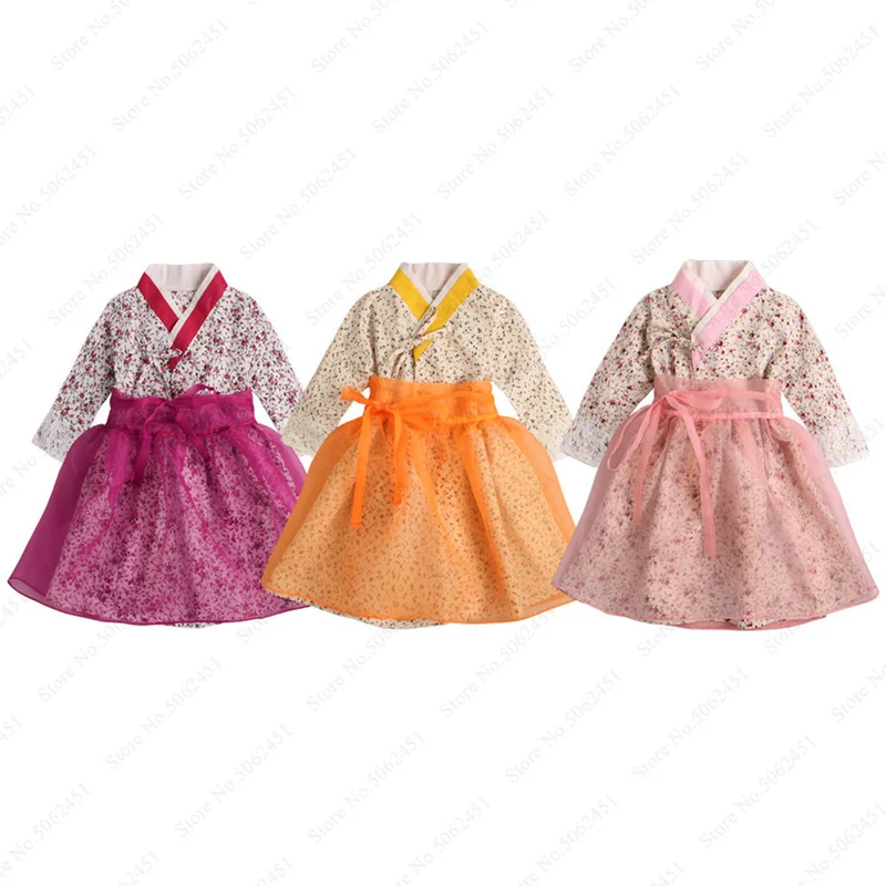 Детское платье с длинным рукавом и цветочным принтом | Тематическая одежда