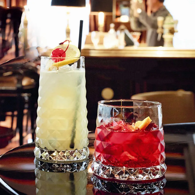 320 мл/стакан для виски хрустальный стакан старомодная чашка пивные Цветочные