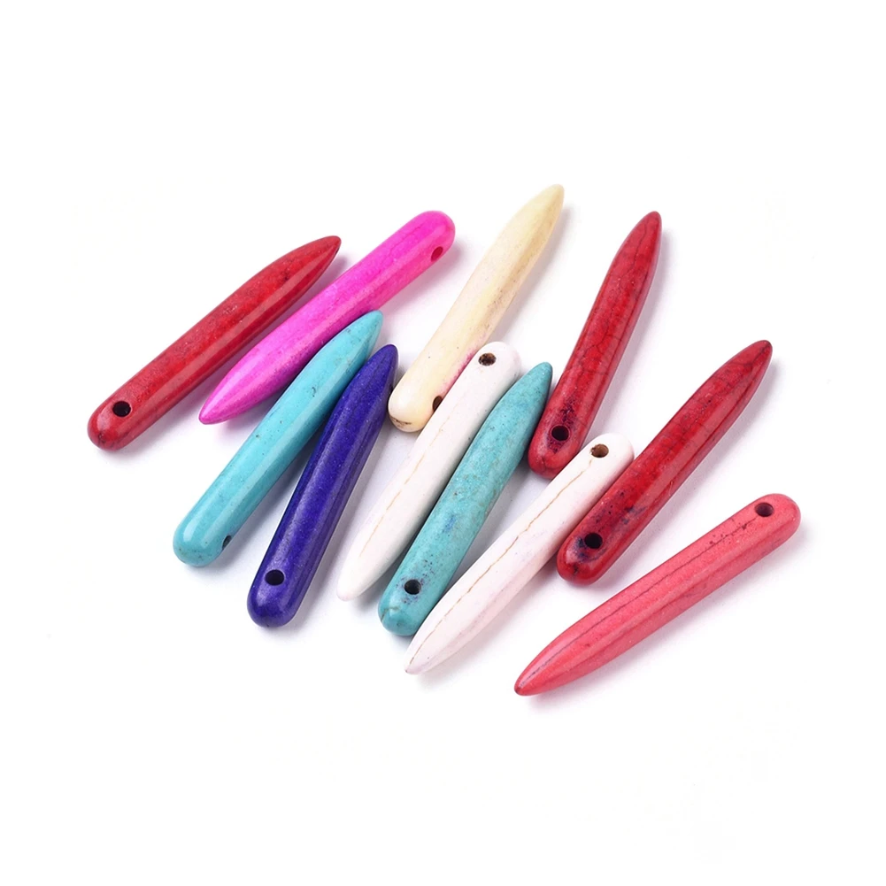 Ювелирные изделия сделай сам бусины из натурального хавлита нитки окрашенные в