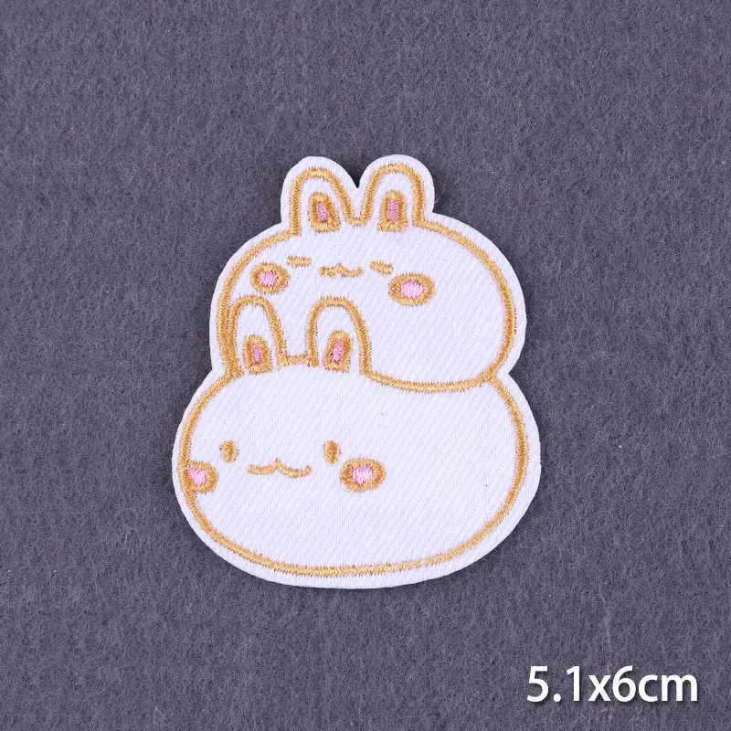 Новинка яркие наклейки на одежду с изображением мультяшного кота термоклейкие