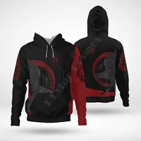 viking tattoo 3d hoodies printed pullover men for women hip hop sweatshirts fashion sweater apparel drop shipping 03
