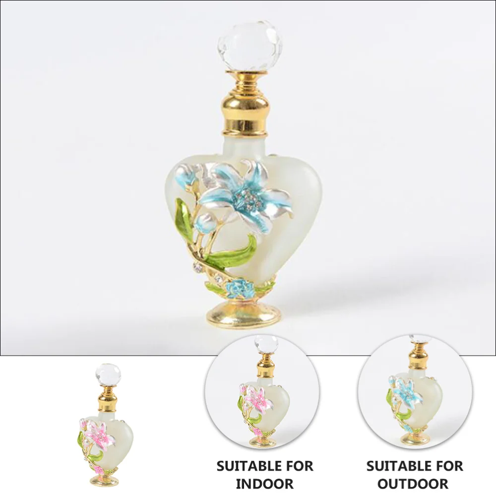 

10ml Empty Glass Sample Bottle Portable Perfume Bottle Essential Oil Container