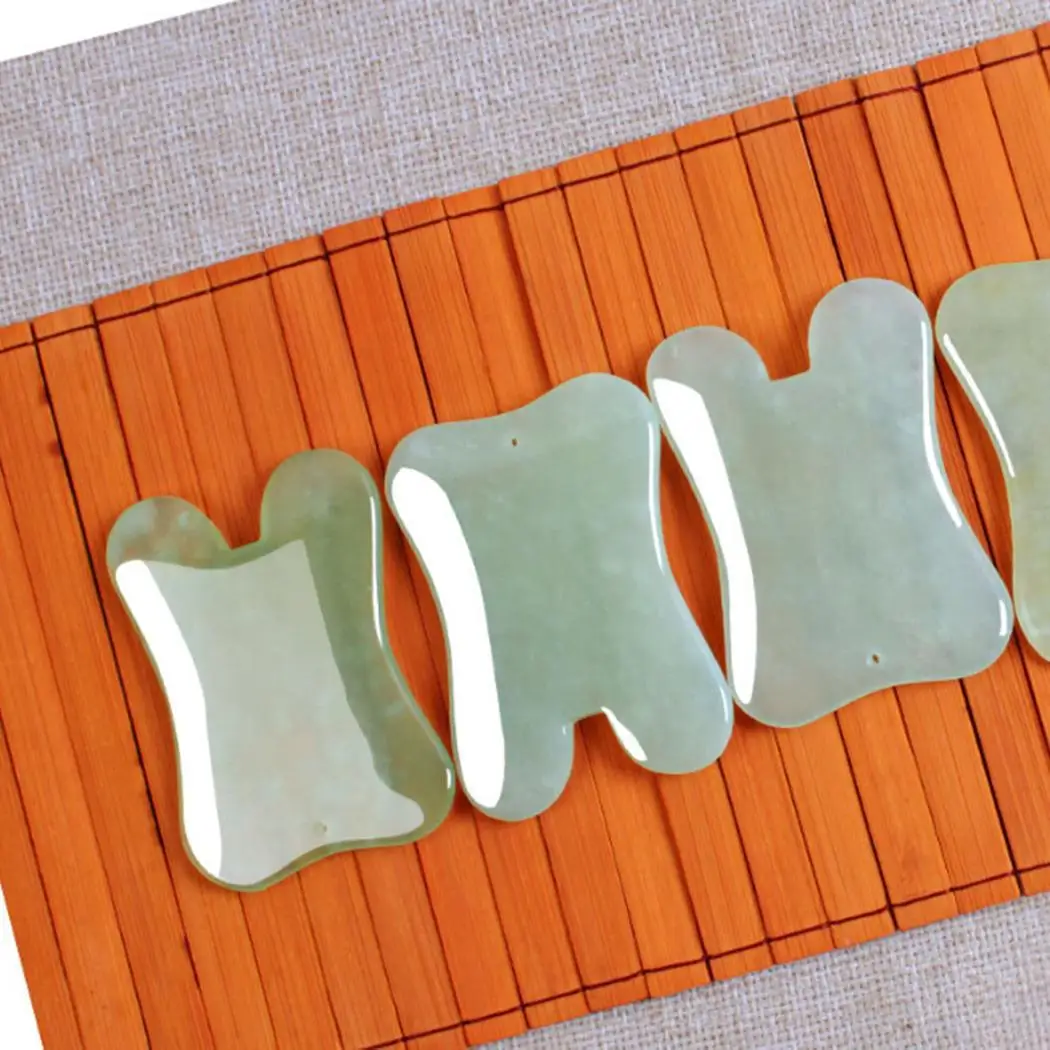 Натуральный нефритовый валик гуа-Ша массаж инструмент камень доска для резки