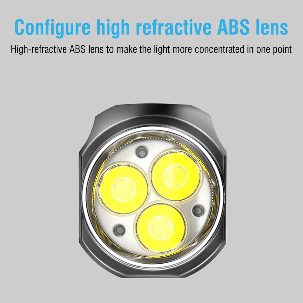 Precio BORUiT-Mini Linterna LED 3 X SST20, 6 Modos De Luz, 3000LM, Linterna Táctica De Alta Potencia, Batería De 18350, Lámpara Portátil De Camping