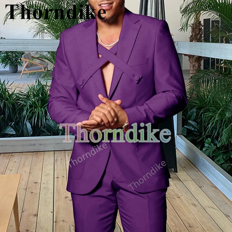 Thorndike новый свадебный костюм жениха хаки однобортный Повседневный стильный