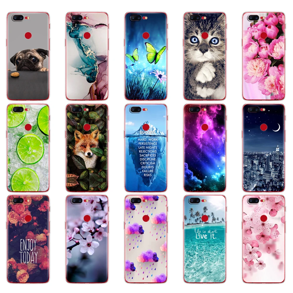 For Oneplus 5T 5 3 Case Colored Drawing Ultra-Thin Silicon Soft TPU Back Phone Cases Cover For One Plus 5T 5 3 Protective Coque
