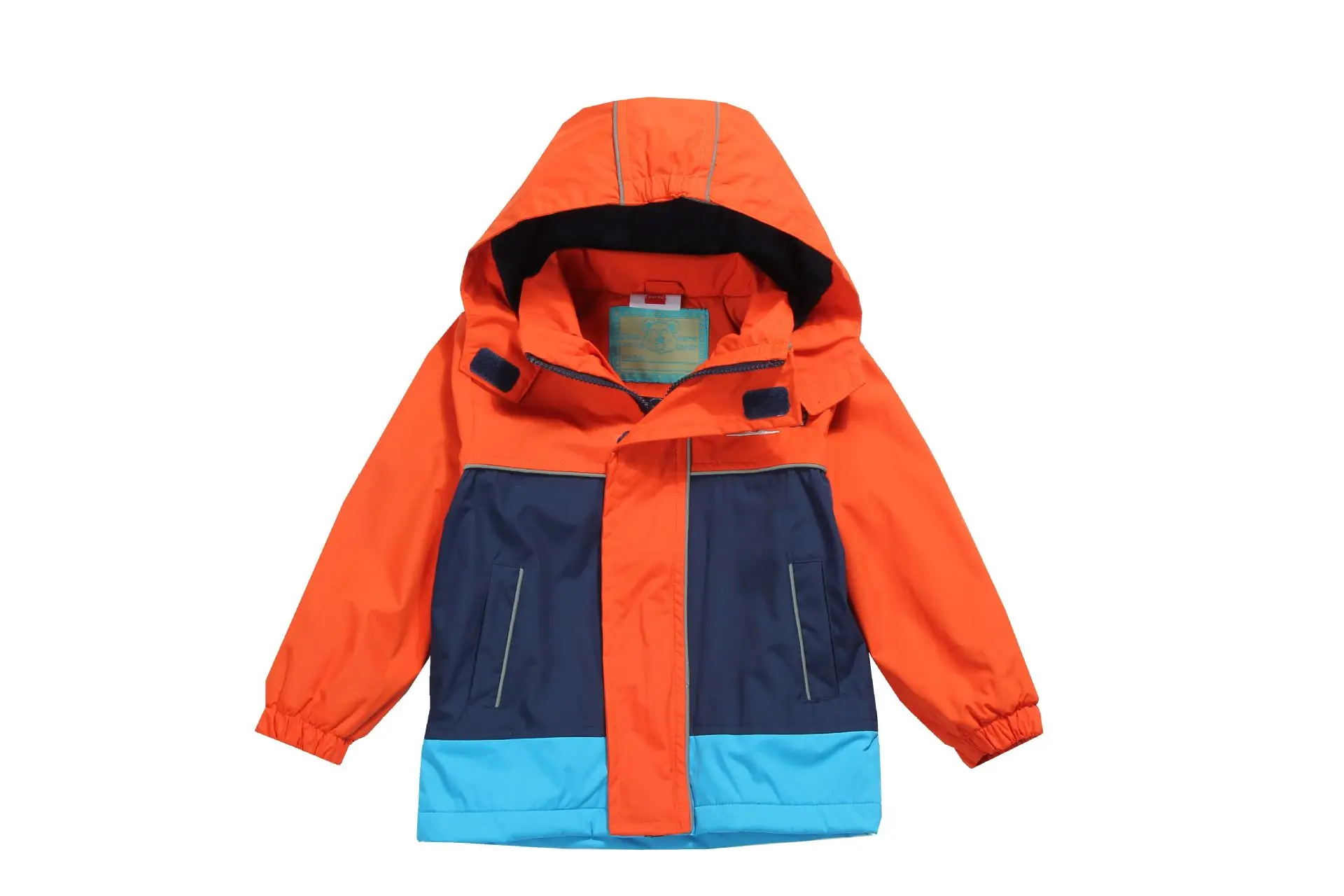 

Orange Boys plus fleece jacket children's waterproof and breathable jacket kids winter clothes 2020 Hot Sale Boys jacket
