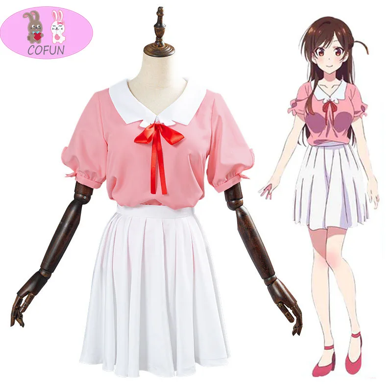 

COFUN Kanojo Okarishimasu Rent-a-girlfriend Mizuhara Chizuru Ichinose Chizuru Cosplay Costume Hallowmas Party Costume