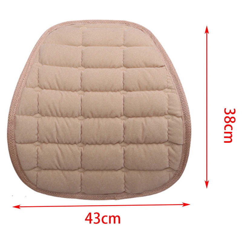 Зимняя теплая Автомобильная подушка для массажа здоровая поясная поддержка