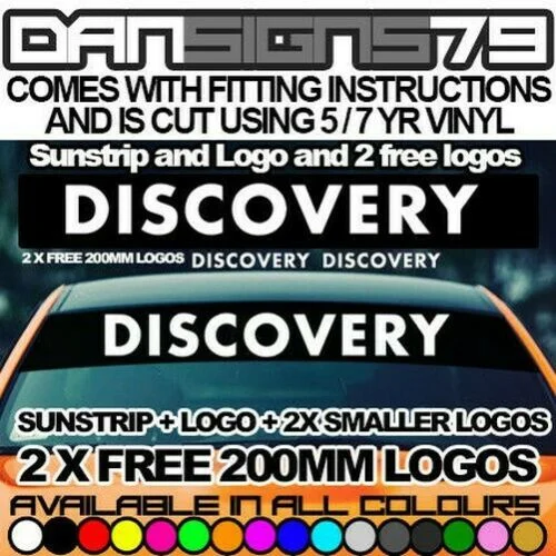 

Для LAND ROVER DISCOVERY SUN STRIP WINDOWBAND WINDOW BAND GRAPHICS TD4 TD5 TD6