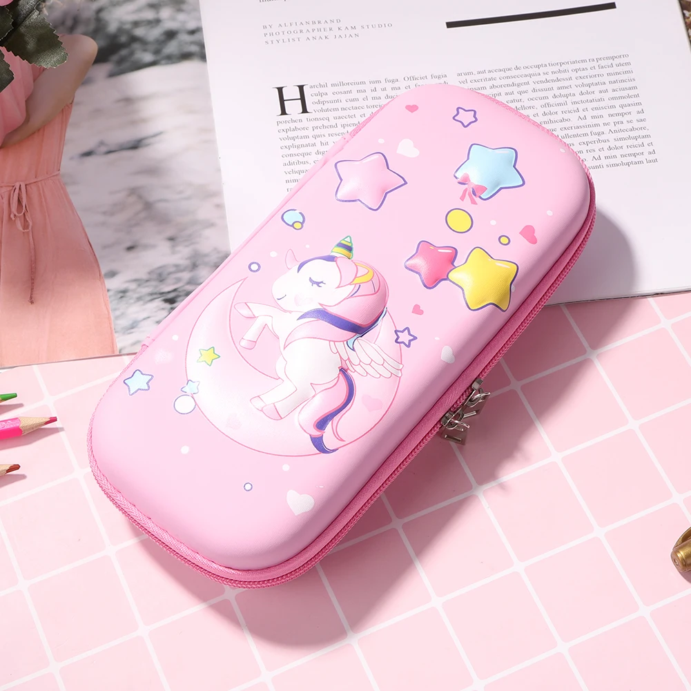 Чехол для карандашей мальчиков и девочек милый мультяшный 3D чехол ручек