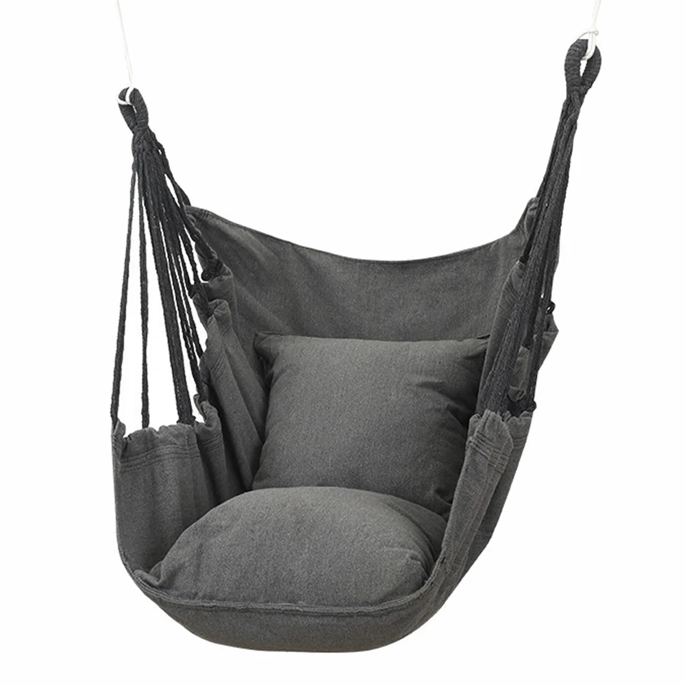 Туристическое кресло-качели, портативный складной гамак с подушкой, для отдыха на открытом воздухе, для пикника, сада, спальни, подвесное си...