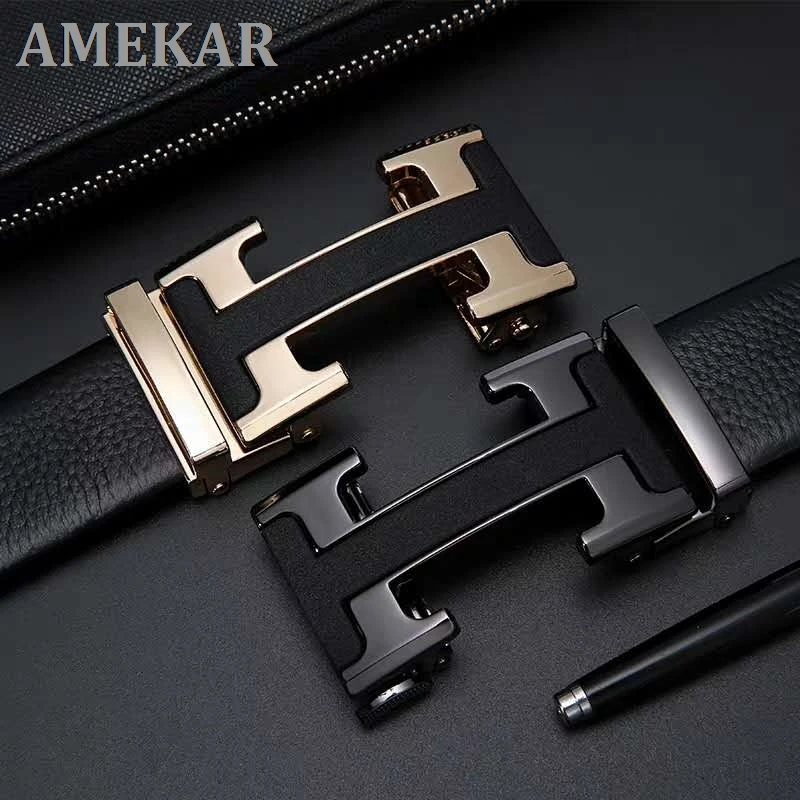 Male Belt New Designer Men's Belts Luxury Man Fashion Belt Luxury Brand For Men High Quality Automatic Buckle