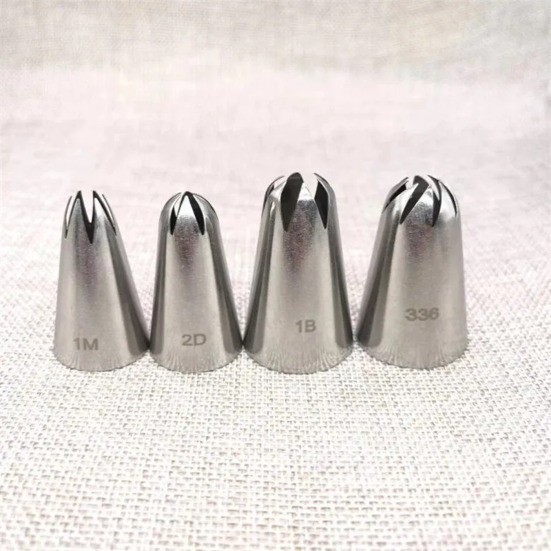 4 шт. розы насадки для украшения тортов Советы Крем глазировки Fondant (сахарная)