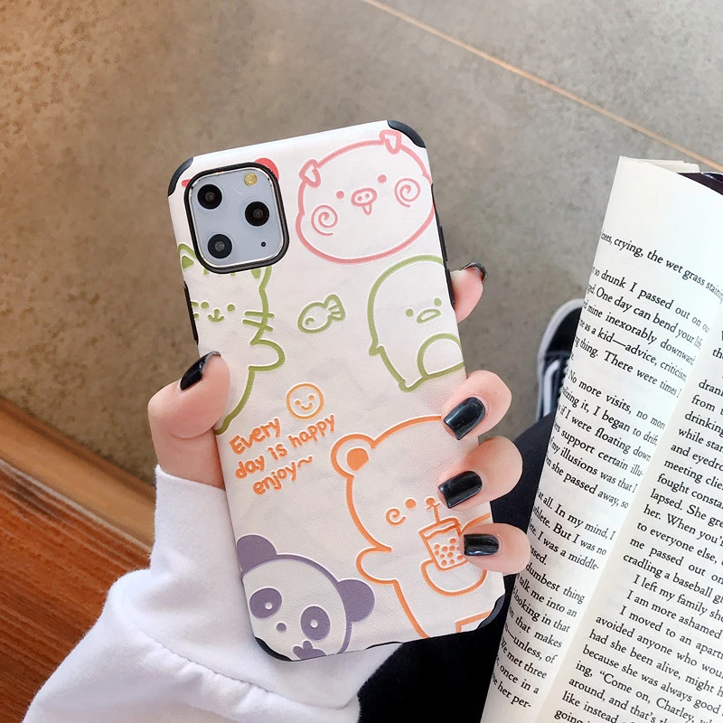 Cartoon Animal Case for Xiaomi Redmi Note 8 Pro Mi 10 9 A3 Lite 9se Play SE A2 6 Cute Lovely TPU Phone Cover |