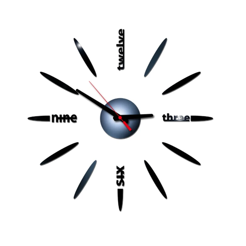 3D настенные часы &quotсделай сам&quot римские цифры акриловые зеркальные наклейки